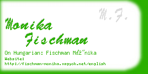 monika fischman business card